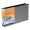 Stride QuickFit Landscape Spreadsheet Round Ring View Binder, 3 Rings, 1.5" Capacity, 14 x 8.5, Black 95021L - alternate 1